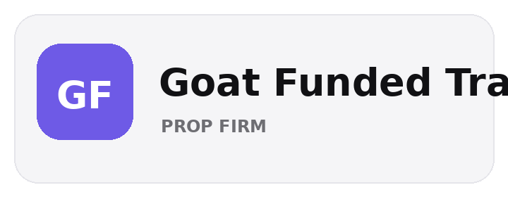 شعار Goat Funded Trader
